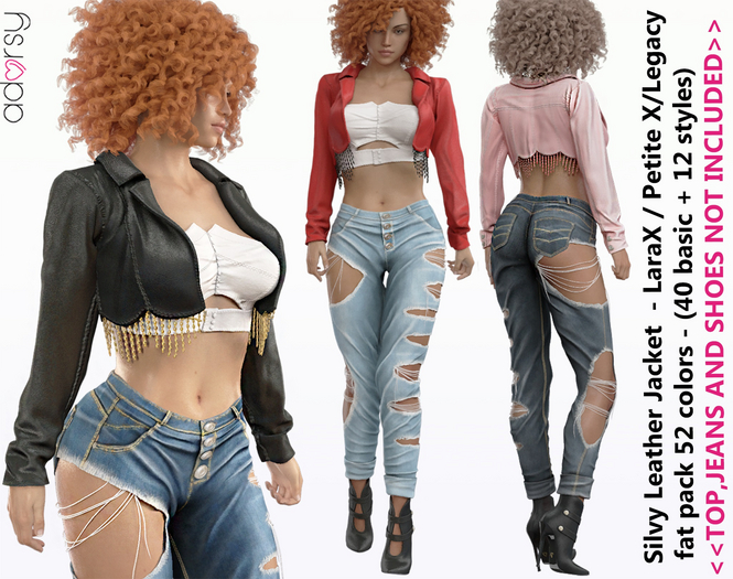 adorsy - Silvy Jacket Fatpack - Lara X/Legacy/PetiteX/Reborn