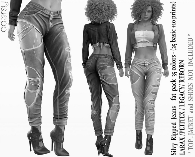 adorsy - Silvy Denim Pants DEMO - Lara X/Legacy/PetiteX/Reborn