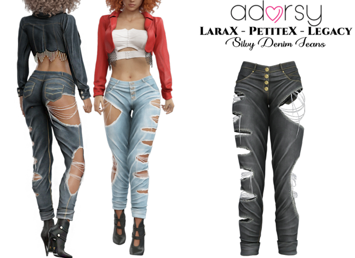 adorsy - Silvy Denim Pants Black - Lara X/Legacy/PetiteX/Reborn