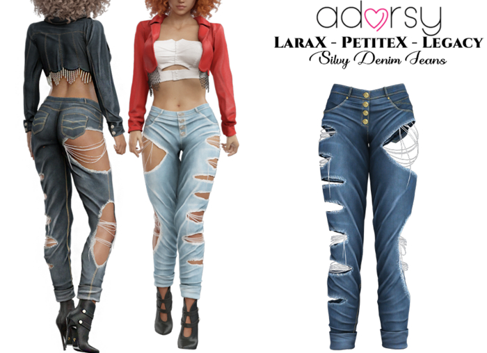 adorsy - Silvy Denim Pants Dark Blue - Lara X/Legacy/PetiteX/Reborn