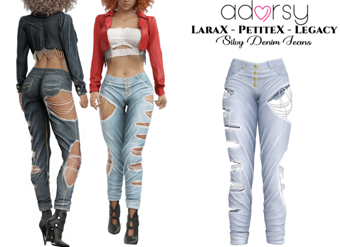 adorsy - Silvy Denim Pants Faded - Lara X/Legacy/PetiteX/Reborn