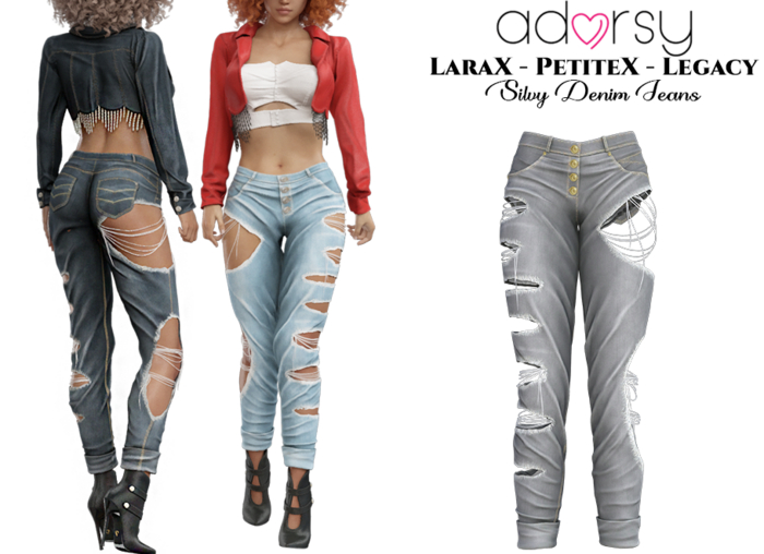 adorsy - Silvy Denim Pants Grey - Lara X/Legacy/PetiteX/Reborn