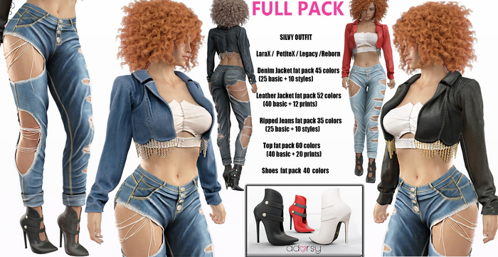 adorsy - Silvy SET BUY ALL PACK - Lara X/Legacy/PetiteX/Reborn