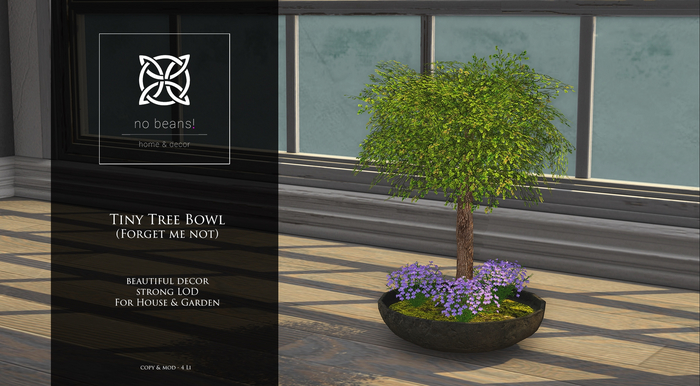 [nb!] - Tiny Tree Bowl (Forget Me not) ADD