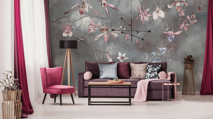 Idyllic Flower  Wall texture (NO Seamless)