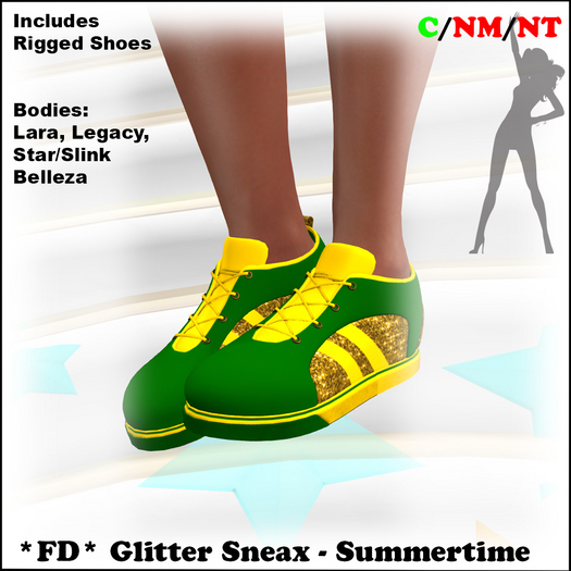 *FD* Glitter Sneax [Boxed] Summertime