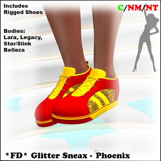 *FD* Glitter Sneax [Boxed] Phoenix