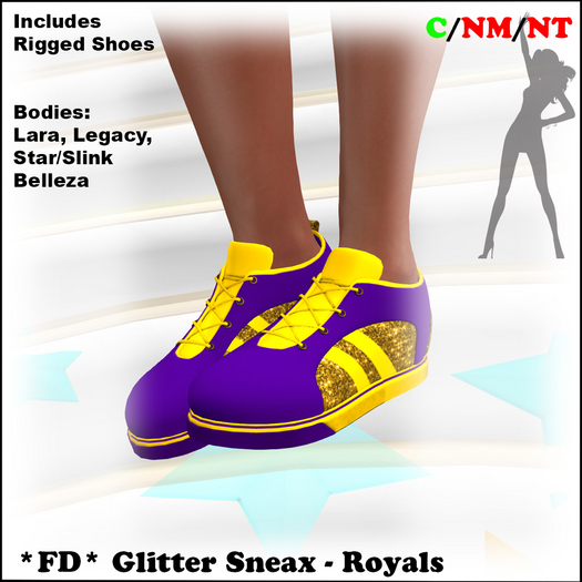 *FD* Glitter Sneax [Boxed] Royals