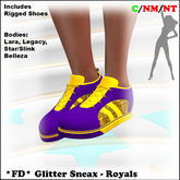 *FD* Glitter Sneax [Boxed] Royals