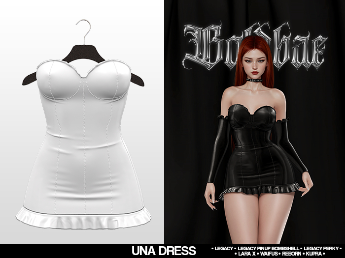 Boldbae - Una Dress - White