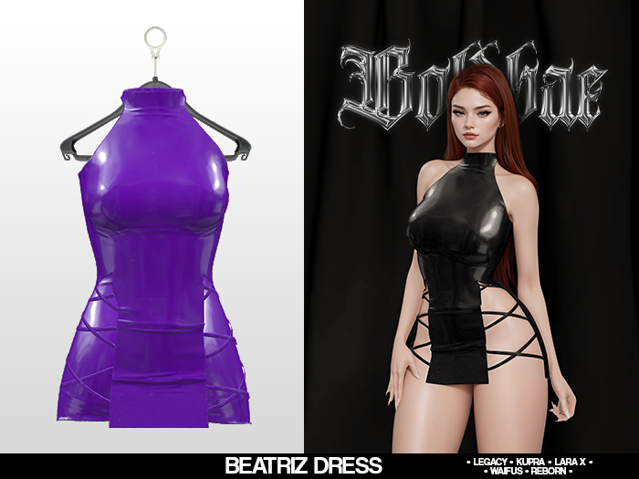 Boldbae - Beatriz Dress - Purple
