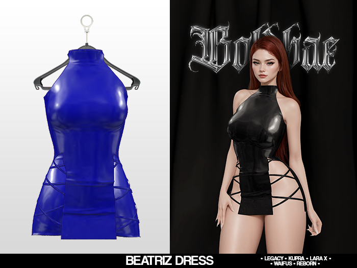 Boldbae - Beatriz Dress - Blue