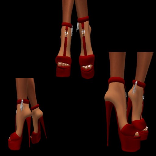 *Dani's* Red Hot Platform Shoes