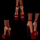 *Dani's* Red Hot Platform Shoes