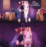 Second Life Marketplace - Birdy. Cabaret - Corset - Lara - White [box]
