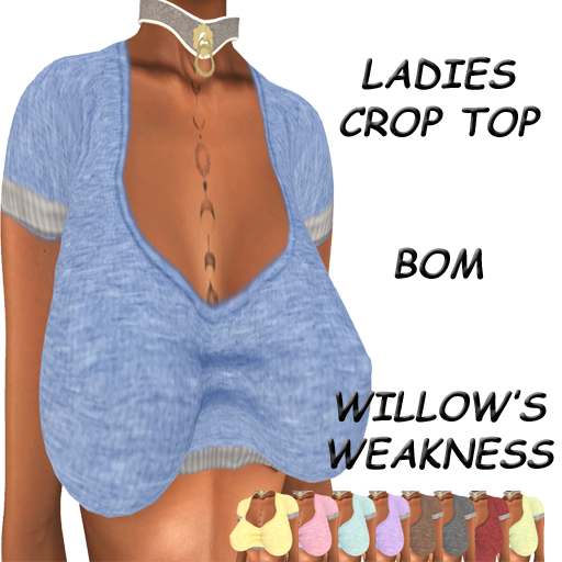 LADIES CROP TOP BOX