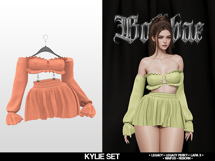 Boldbae - Kylie Set - Orange