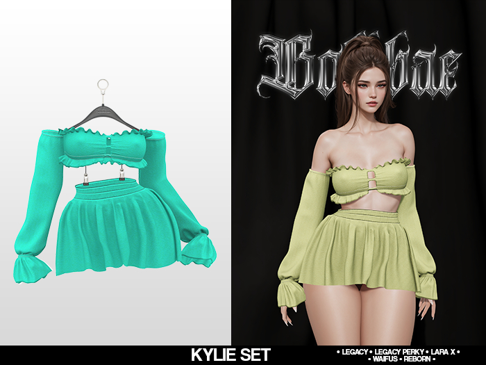 Boldbae - Kylie Set - Aqua