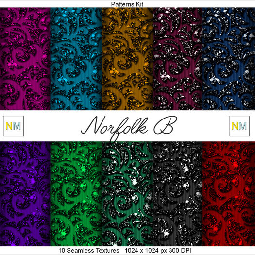 Norfolk B Sequins Textures NM