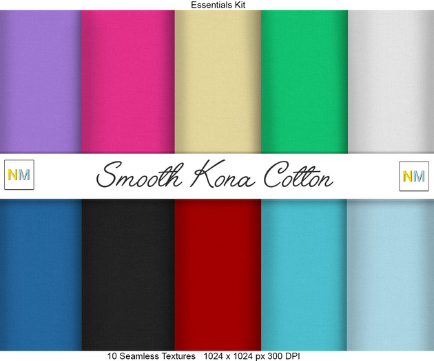 Smooth Kona Cotton Textures NM