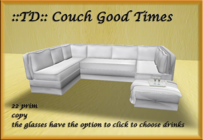 ::TD:: Couch Good Times (white)