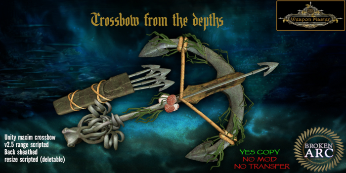 Crossbow from the depths - Unity Maxim crossbow (UM v2.5 boxed)