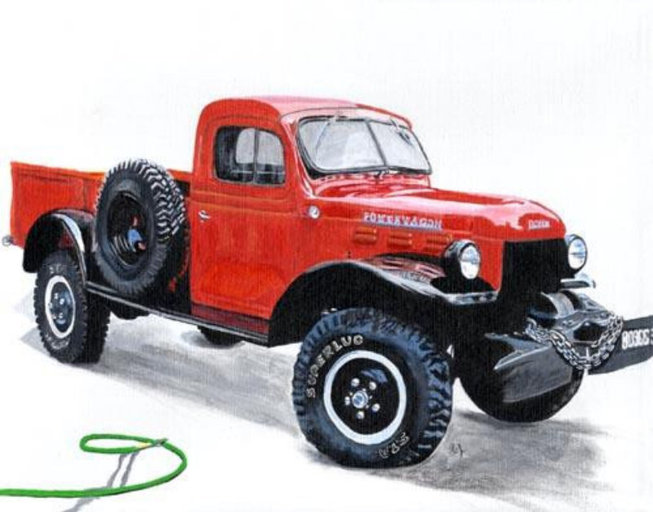 Antique Power Wagon 