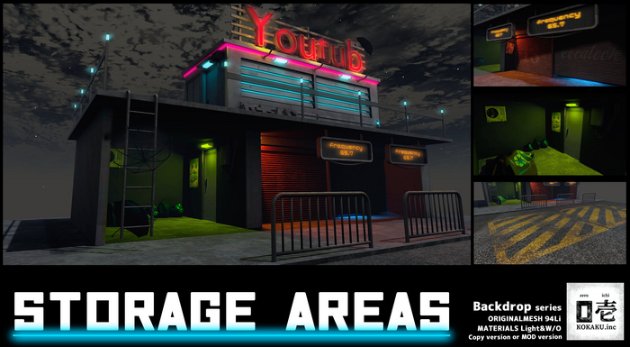 *ZEROICHI* STOREGE AREAS Backdrop