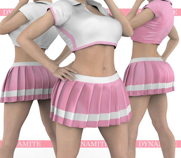 Legacy Perky Pink Cheerleader Outfit