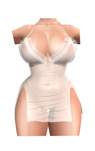 Lovely. Daisy Dress // White