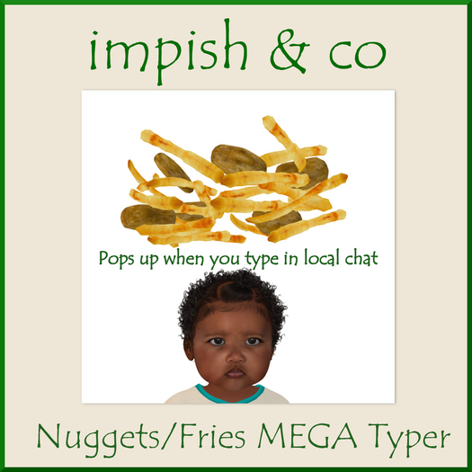 impish & co ~ Nuggets/Fries Mega Typer BOX