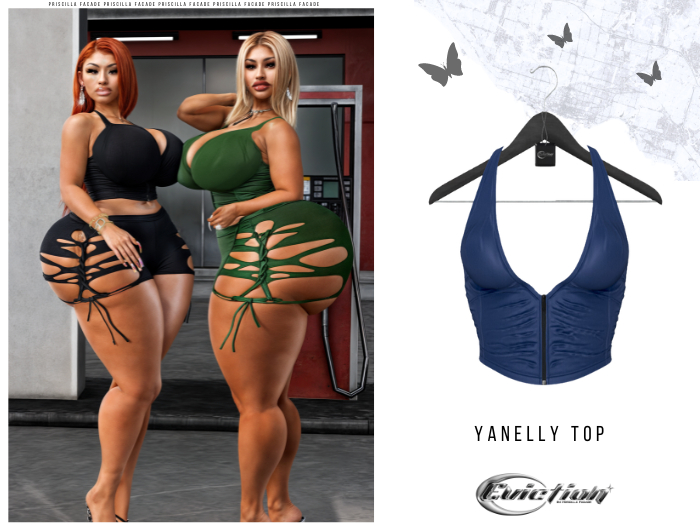 [E] Yanelly Top Navy