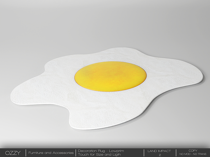 [[OZZY]] Cute Egg Rug