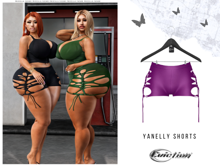 [E] Yanelly Shorts Grape