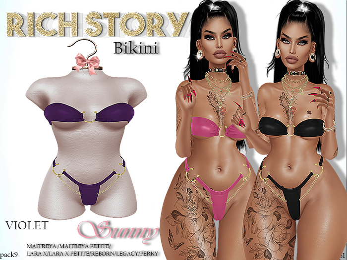 [RICH STORY]Bikini Sunny PACK 9