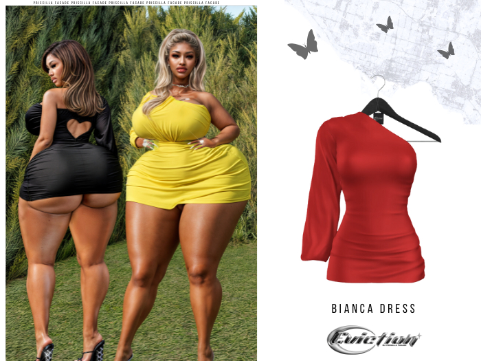 [E] Bianca Dress Red
