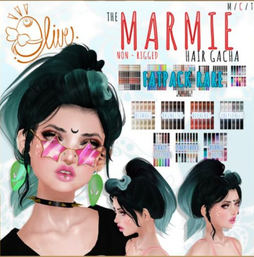 .Olive. the Marmie Hair - Brunettes