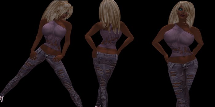 *Dani's*  Ripped Purple