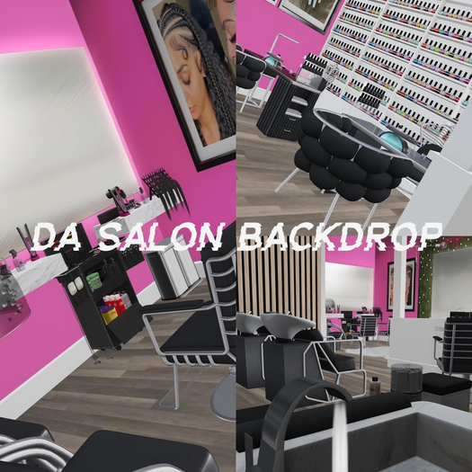 Da Salon Backdrop
