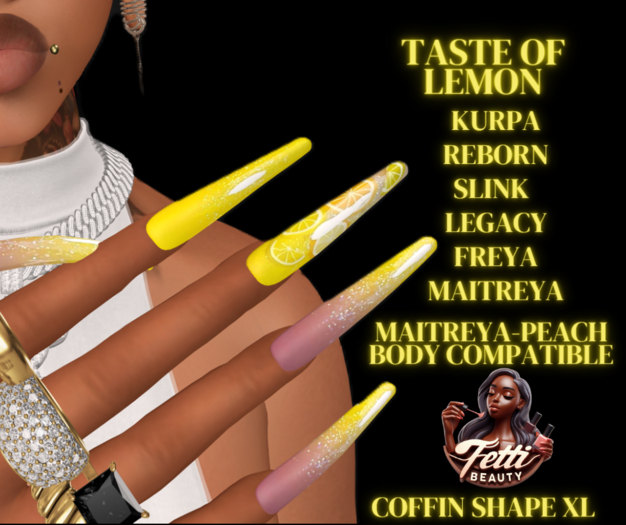 Taste Of Lemon Nails