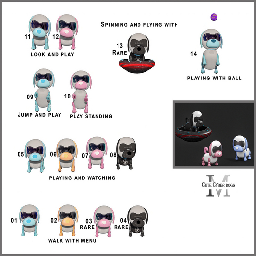 08 ::InkMe:: Cute Cyber dogs