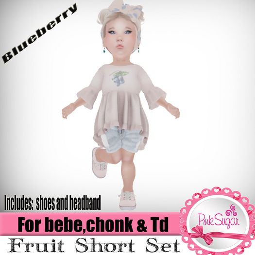 PS fruit short sets Blueberry BOX