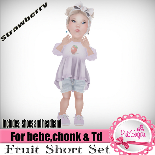 PS fruit short sets strawberry BOX