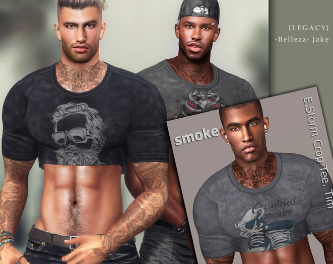E.Storm Crop Tee. Tim smoke