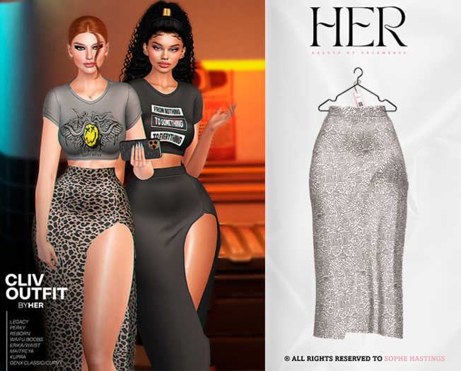HER - CLIV SKIRT - V3