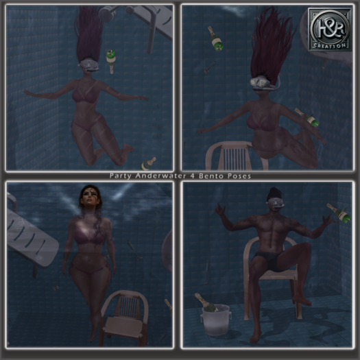 Party Underwater Bento poses Single(wear)
