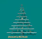 crate Cheery Christmas Collection Wall Tree 1 RARE