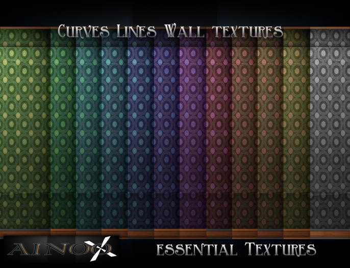 - Ainoo Essential Kit - Curves Lines Wall textures