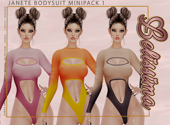 [Belissima] Janete Bodysuit  Minipack 1