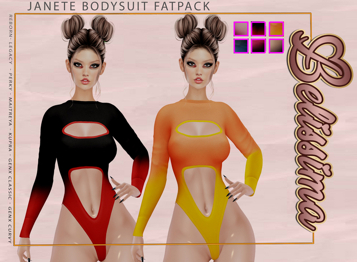 [Belissima] Janete Bodysuit Fatpack